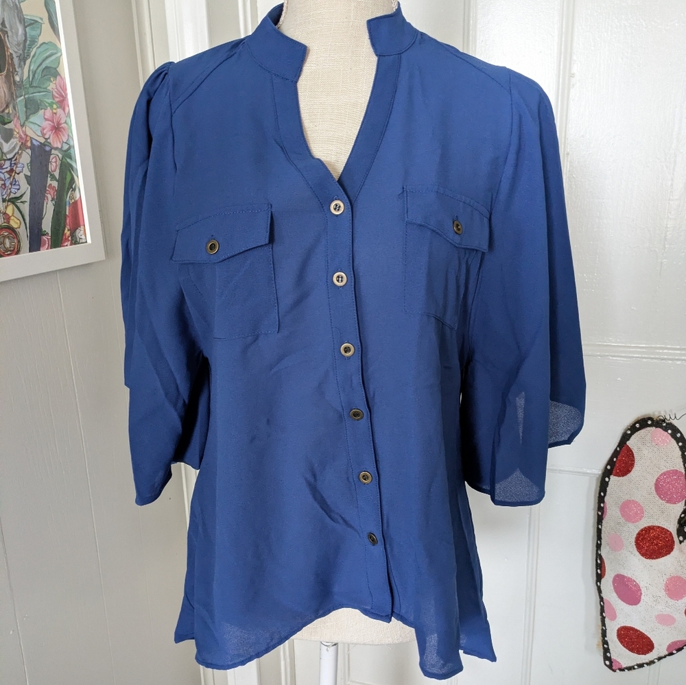 Double Zero Flowy Blouse